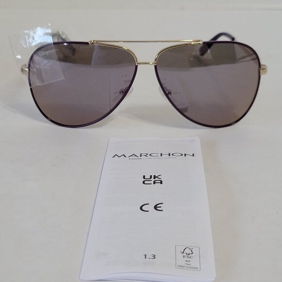 Ferragamo Purple Pilot Unisex Sunglasses SF131S 736 60-10-35 main image 11
